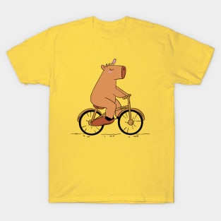 Cyclist Capybara T-Shirt